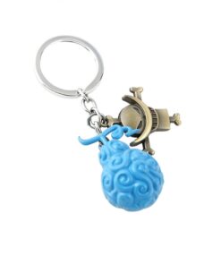 One Piece Devil Fruit Keychain - Blue