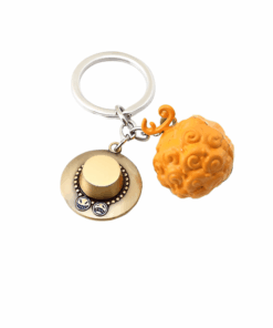 One Piece Devil Fruit Keychain - Orange