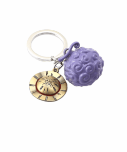 One Piece Devil Fruit Keychain - Purple