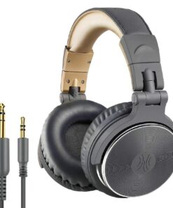 OneOdio Pro10 Wired Studio & DJ Headphones - GOLD/GREY