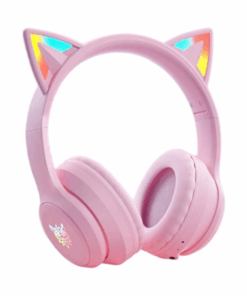ONIKUMA B90 - Cat Ear Design Stereo Sound Headset With Built-in Mic - Pink