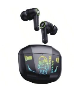 ONIKUMA - T36 - IPX-4 Water Resistance Earbuds With RGB Lighting - Black