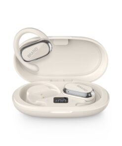 Open Ear Bluetooth Earbuds with ear hook Sports game FW9 White