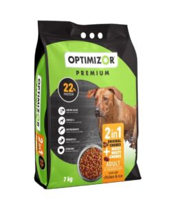 Optimizor â Premium 2 in1 Meaty Chunks - Chicken & Riceâ 1x 7kg
