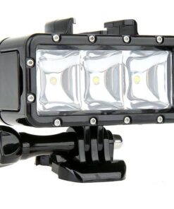 Optodio Waterproof LED Video Light for GoPro Hero 5/4/3+/3