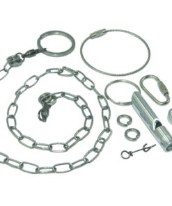 OQ Trading - Stainless Steel Parrot Anti-fly Leash For Bird For Training - Size 10