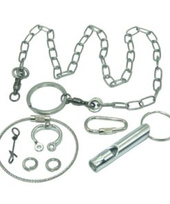 OQ Trading - Stainless Steel Parrot Anti-fly Leash For Bird For Training - Size 12