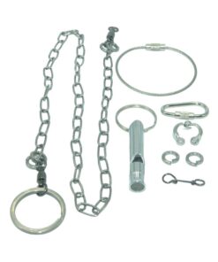 OQ Trading - Stainless Steel Parrot Anti-fly Leash For Bird For Training - Size 9