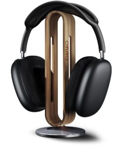 ORRO Headphone Stand - Bamboo and Aluminium Headset Holder