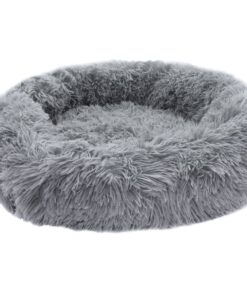 Orthopaedic Donut Pet Plush Cushions - 80cm - Light Grey by Soul Lifestyle