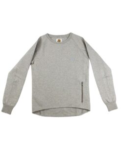 Osaka - Mens Tech Fleece Sweater - Grey Melange - X-Large