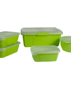 OTIMA 10 Piece Clear With Blue Lids Dragon Food Storage Combo