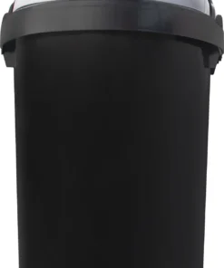 Otima 25L Black Fliptop Dustbin