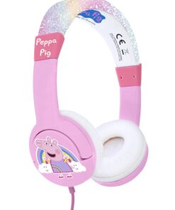 OTL Peppa Pig Glitter Rainbow Peppa Pink Kids Headphones