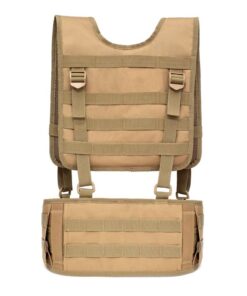 Outdoor Adjustable Multifunctional Tactical Belt Vest Suit - Khaki