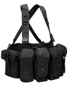 Outdoor Airsoft, Paintball, and Hunting Vest JY-109 - Black