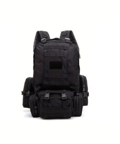 Outdoor Camping Hiking Backback - Black