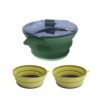 Outdoor Collapsible Camping Pot & Bowl Set of 3