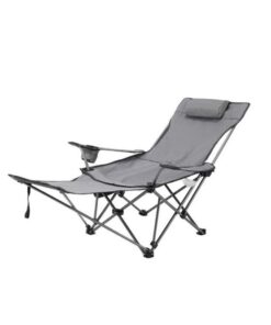 Outdoor Folding Deck Chair For Leisure Camping