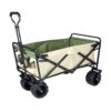 Outdoor Four-wheel Folding Portable Trolley - Tumeric
