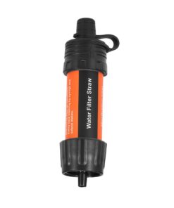 Outdoor Mini Water Filter Camping Water Filter for Hiking Emergency - Orange