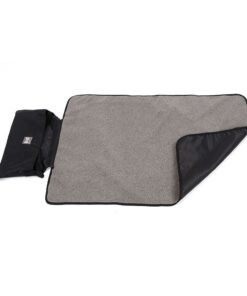 Outdoor Pet Dog Mat Pad Portable Reversible Waterproof Pet Sleeping Mat - Black
