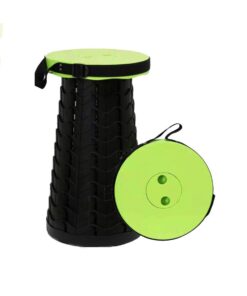 Outdoor Portable Folding Extension Stool Seat for Camping, Fishing, Hiking - Green