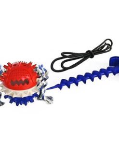 Outdoor Screw In Tug Of War Toy - Blue