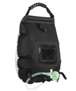 Outdoor Solar Poly Heat Portable Shower Bag 20L - Black