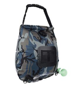 Outdoor Solar Poly Heat Portable Shower Bag 20L - Camouflage