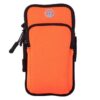 Outdoor Sports Casual Sweatproof Running Armband Bag - Orange