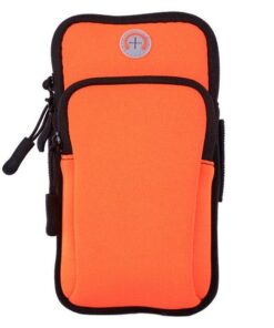 Outdoor Sports Casual Sweatproof Running Armband Bag - Orange