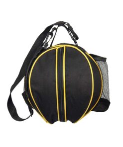 Outdoor Sports Shoulder Soccer Ball/ Basketball Bag - Balck