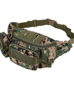 Outdoor Sports Tactical Pocket Military Waist Pack - Jungle Digital