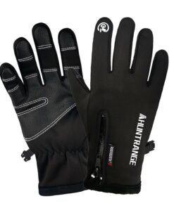Outdoor Sports Winter Touchscreen Gloves With Zipper - M
