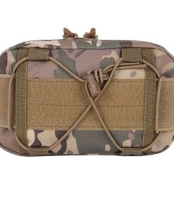 Outdoor Survival Military Tactical Molle Waist Bag Admin Map Pouch - CP