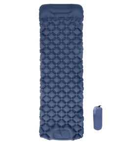 Outdoor TPU Inflatable Ultra Light Camping Mat Sleeping Mat with Pillow