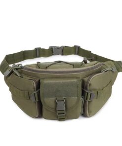 Outdoor Travel Waist Bag Tactical - olive green