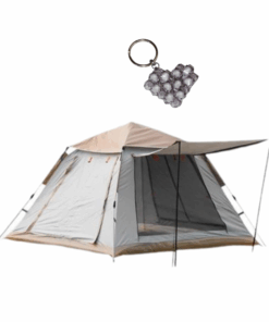 Outdoor waterproof camping tent 210 X 210 X 135cm and handmade keyholder