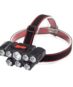 Outdoor Waterproof Super Light Lamp 8LED Headlamp USB Charge Headlight