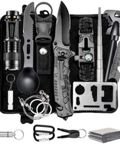 OUTDOORICA Multi-Function 18 in 1 Outdoor Tactical Survival Kit