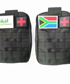 OUTDOORICA Tactical Survival Multi-Kit - 96 in 1 - Field Emergency Kit - Black