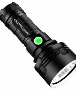 OutGear Laser Beam Ultra Bright Flashlight -High Power LED , Rechargeable - 2 Pack