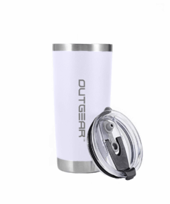 OutGear Stainless Steel Thermal Insulated Travel Mug - Lilac White