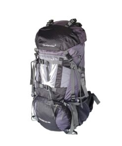 Outlander 50 Plus 10L Hiking Backpack - Black, Grey