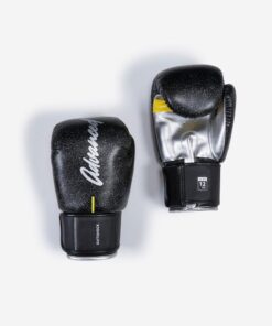 Outshock Kickboxing/Muay Thai Gloves 500 - Black - 10 oz