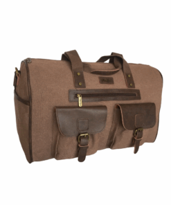 Overnight Canvas Bag 28.5Litre - Coffee