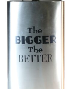 Oversized Stainless Steel Hip Flask - 1.8 Litres
