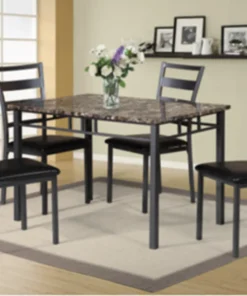 Owen 5 Piece Dinette, Brown