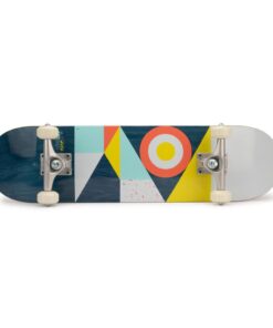 Oxelo CP500 Mid 7.5" Flag Complete Skateboard - For Ages 8 - 12